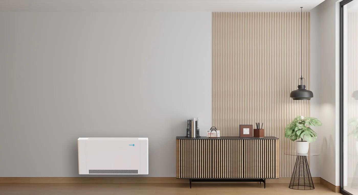 Klimatisierter Wohnraum mit Fan Coil